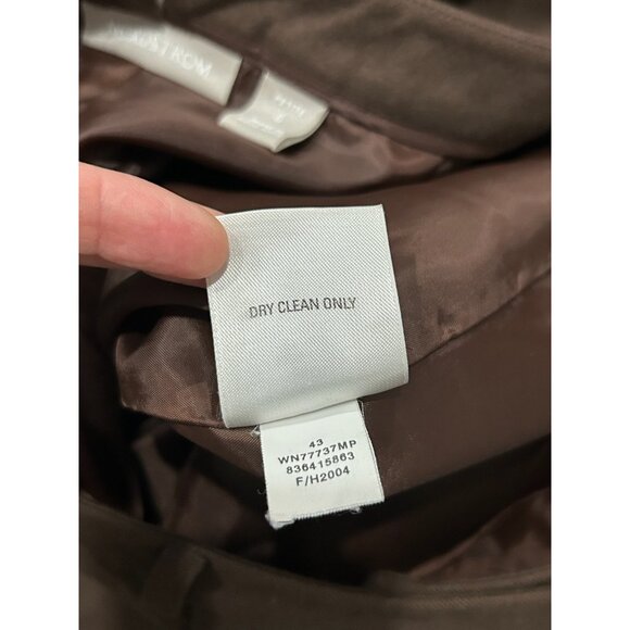 Nordstrom Womens Classic Tailored Lined Wool Trousers Size 6 Petite Workwear - Picture 7 of 11